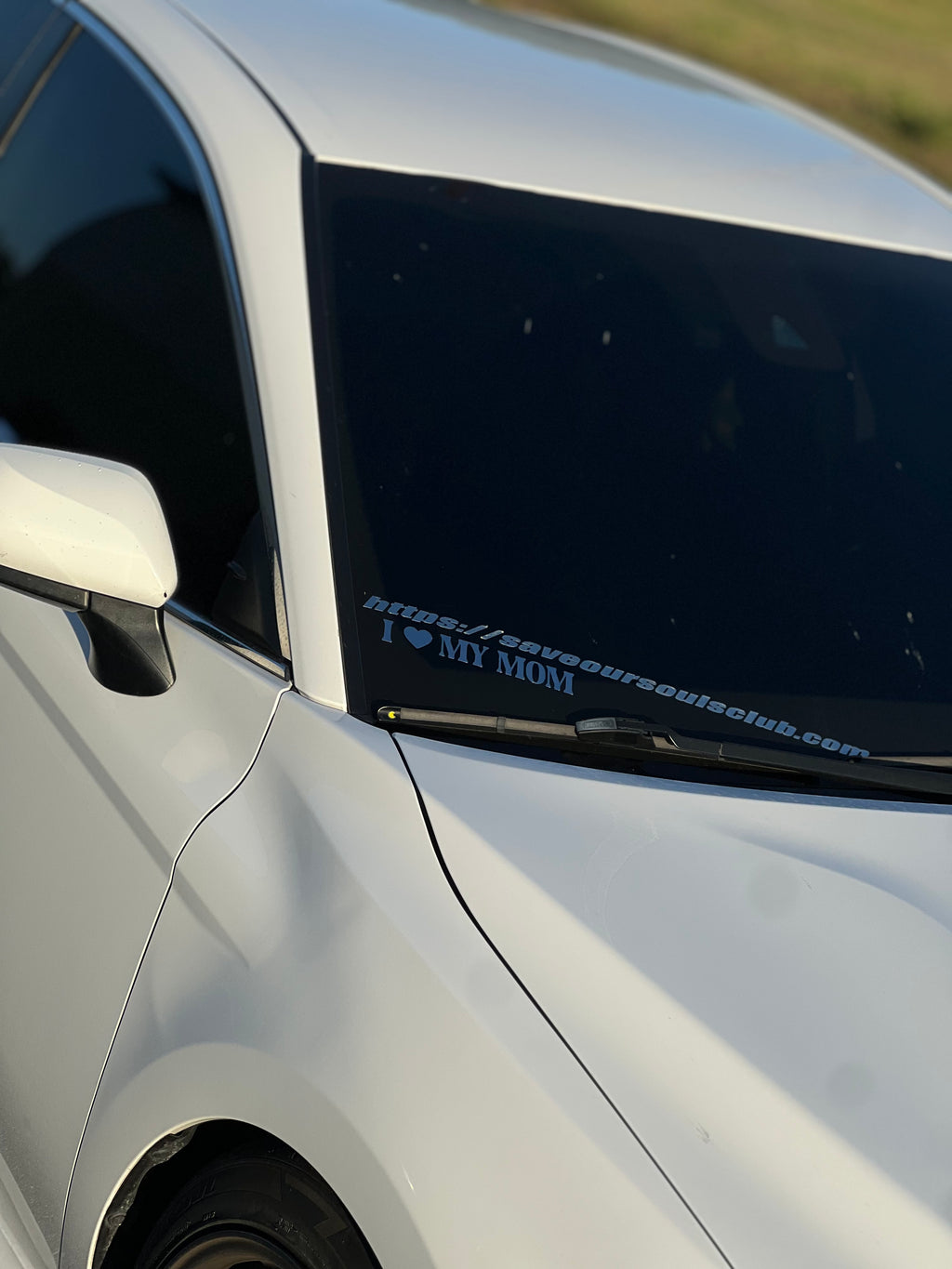I ❤️ My Mom Slap Sticker
